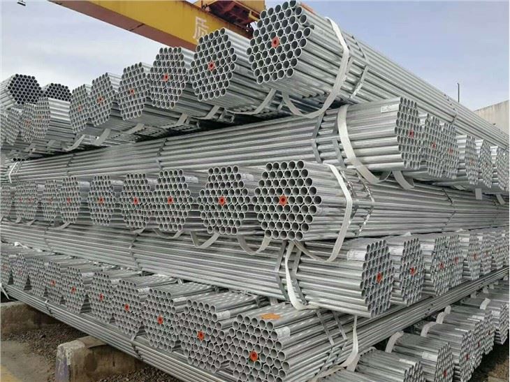 1,5-palčna jeklena cev in cev za gradbeni oder ERW Ms 48,3 mm-48.6 mm EN39/BS1139