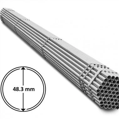 EN39 48.3 mm pocinkane jeklene cevi za gradbene odre